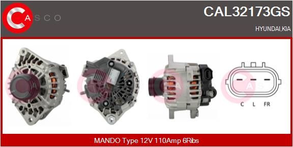 CAL32173GS CASCO Генератор