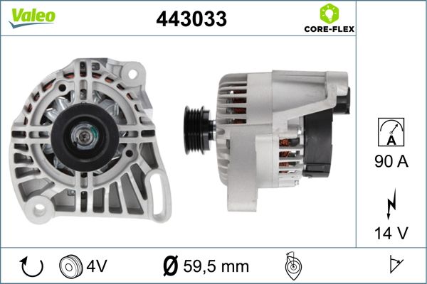 443033 VALEO Генератор