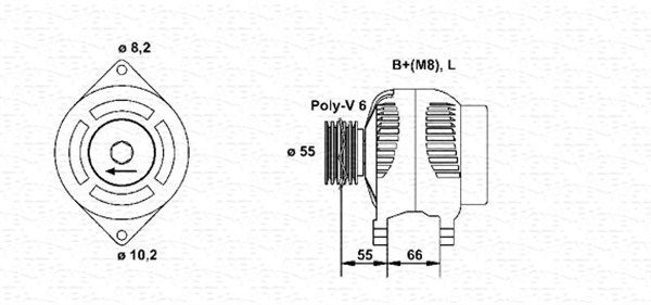 943354075010 MAGNETI MARELLI Генератор