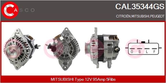 CAL35344GS CASCO Генератор