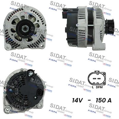 A12VA0507A2 FISPA Генератор
