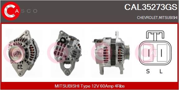 CAL35273GS CASCO Генератор