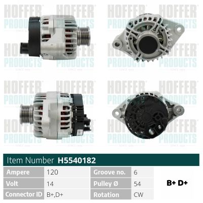 H5540182 HOFFER Генератор