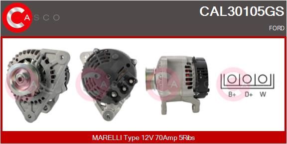 CAL30105GS CASCO Генератор