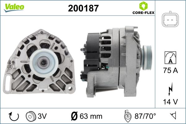 200187 VALEO Генератор