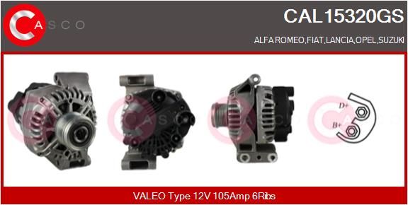 CAL15320GS CASCO Генератор