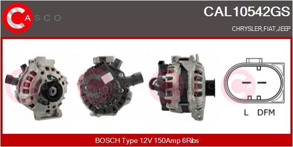 CAL10542GS CASCO Генератор