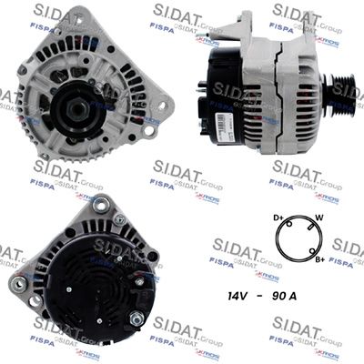 A12BH1280A2 SIDAT Генератор