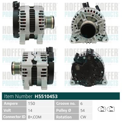 H5510453 HOFFER Генератор