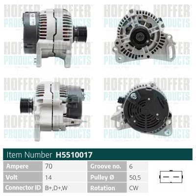 H5510017 HOFFER Генератор