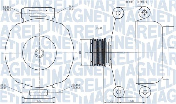 063731489010 MAGNETI MARELLI Генератор