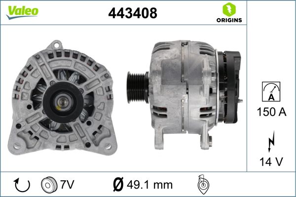 443408 VALEO Генератор