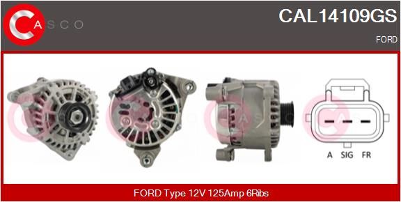CAL14109GS CASCO Генератор