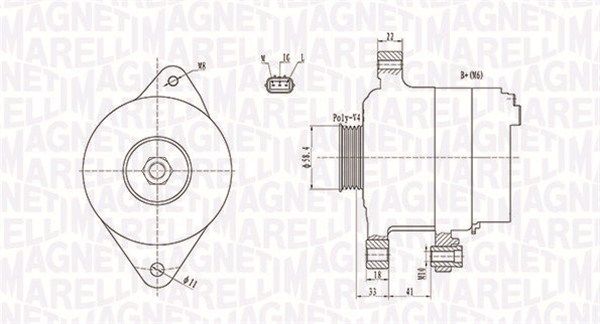 063731793010 MAGNETI MARELLI Генератор