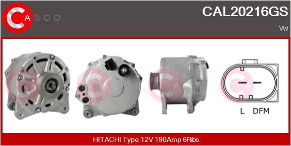 CAL20216GS CASCO Генератор