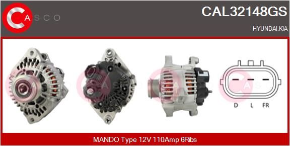 CAL32148GS CASCO Генератор