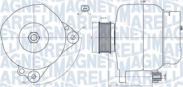 063731445010 MAGNETI MARELLI Генератор