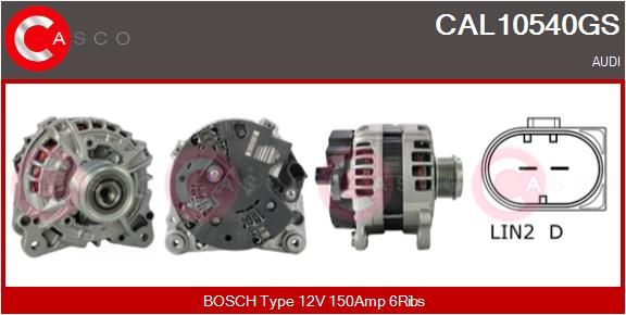CAL10540GS CASCO Генератор
