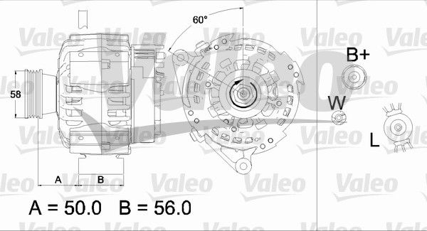 437467 VALEO Генератор