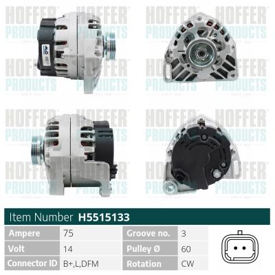 H5515133 HOFFER Генератор