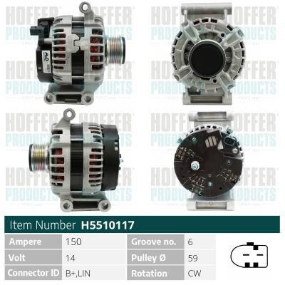 H5510117 HOFFER Генератор
