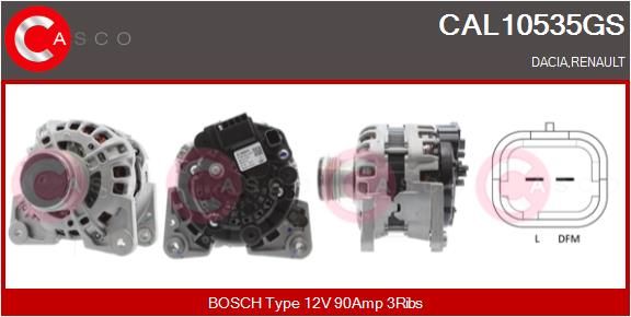 CAL10535GS CASCO Генератор