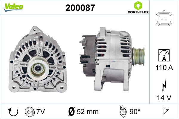 200087 VALEO Генератор