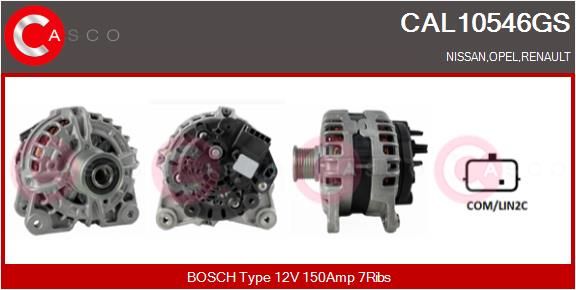 CAL10546GS CASCO Генератор