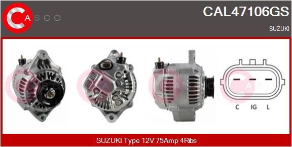 CAL47106GS CASCO Генератор