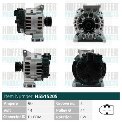 H5515205 HOFFER Генератор