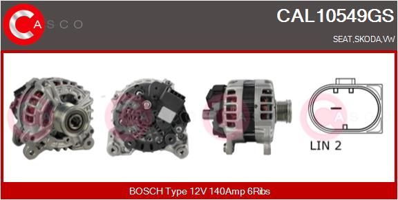 CAL10549GS CASCO Генератор