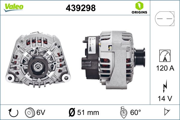 439298 VALEO Генератор