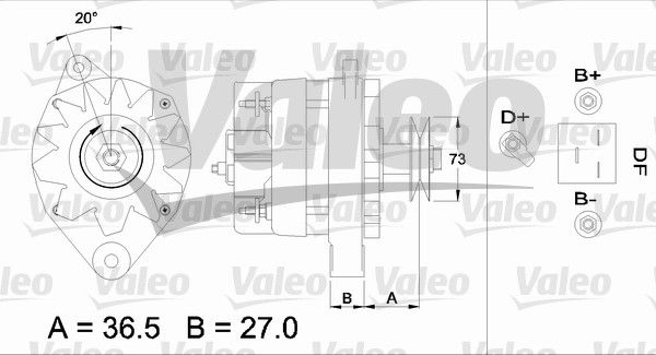 433395 VALEO Генератор