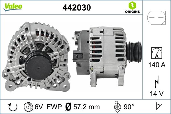 442030 VALEO Генератор