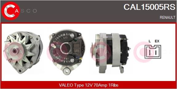 CAL15005RS CASCO Генератор