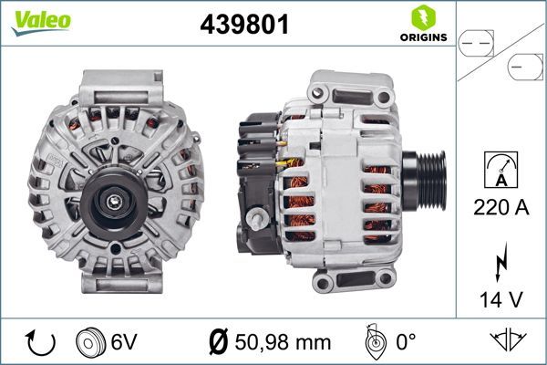 439801 VALEO Генератор