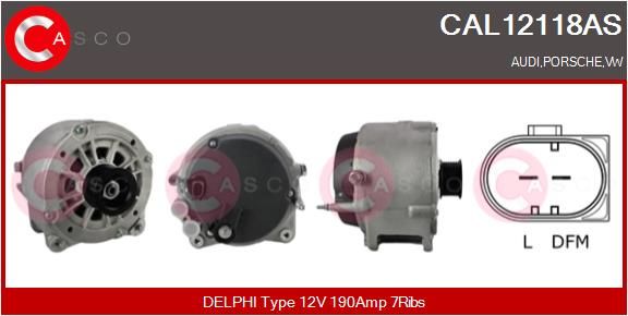 CAL12118AS CASCO Генератор