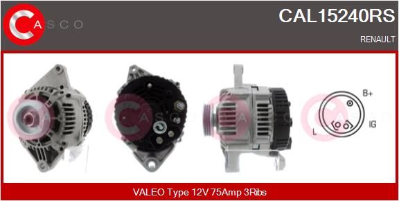 CAL15240RS CASCO Генератор