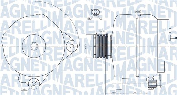 063731763010 MAGNETI MARELLI Генератор