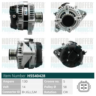 H5540428 HOFFER Генератор