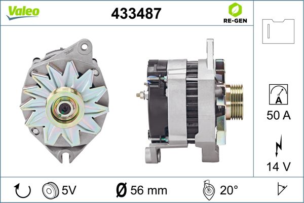 433487 VALEO Генератор