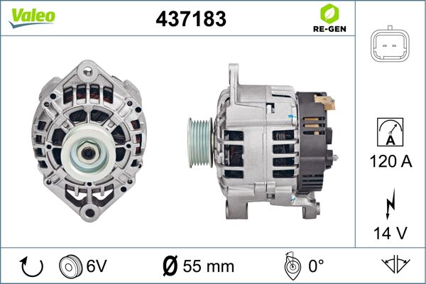 437183 VALEO Генератор
