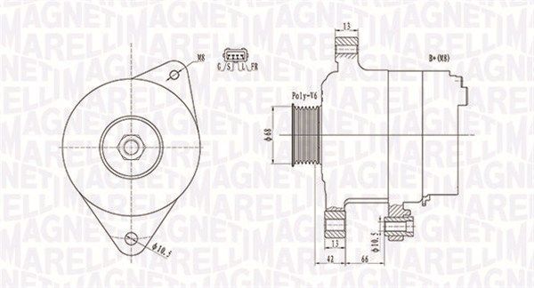 063732112010 MAGNETI MARELLI Генератор