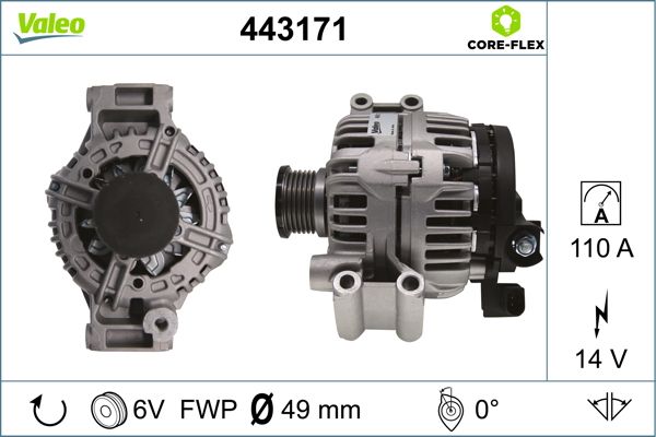 443171 VALEO Генератор