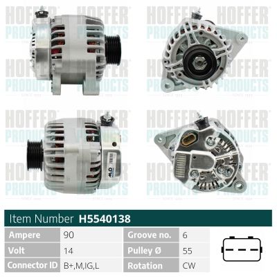 H5540138 HOFFER Генератор