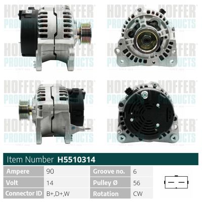 H5510314 HOFFER Генератор