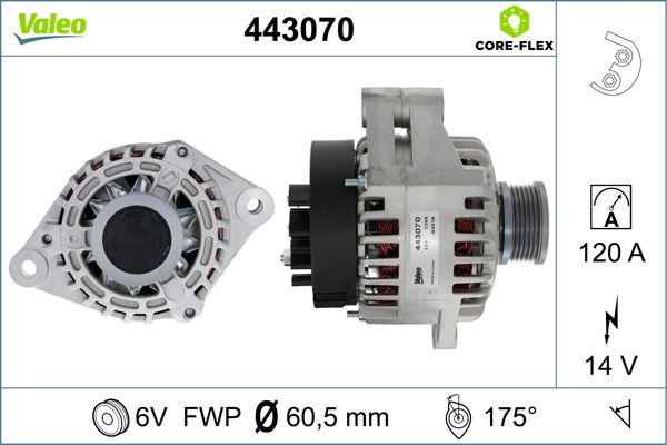 443070 VALEO Генератор