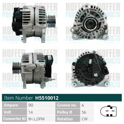 H5510012 HOFFER Генератор