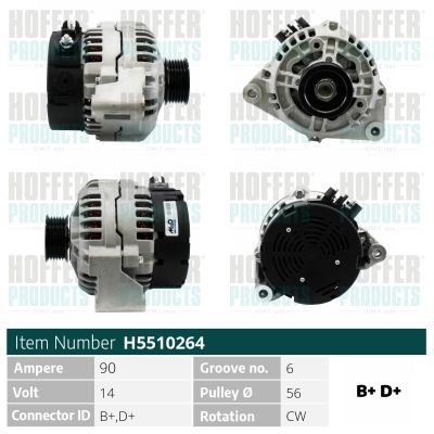 H5510264 HOFFER Генератор