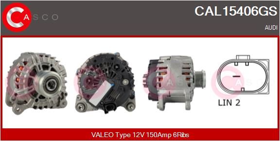 CAL15406GS CASCO Генератор